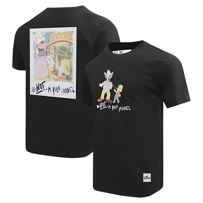 Men's Freeze Max Black The Simpsons Krusty Not A Role Model T-Shirt