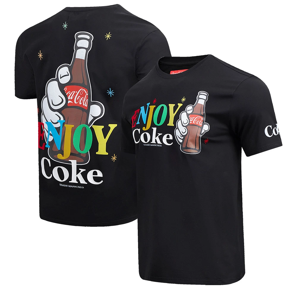 Men's Freeze Max Black Coca-Cola Enjoy Coke T-Shirt