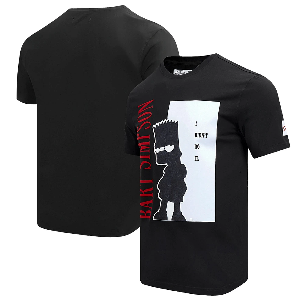 Men's Freeze Max Black The Simpsons Bart World Is Yours T-Shirt