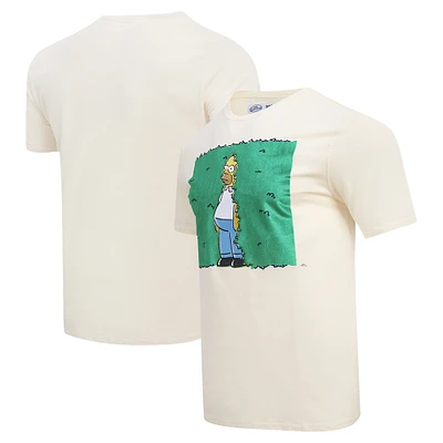 Men's Freeze Max Homer Simpson Natural the Simpsons Hiding Bushes T-Shirt