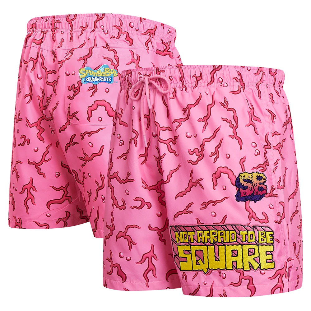 Men's Freeze Max Pink SpongeBob SquarePants Sharp Woven Shorts