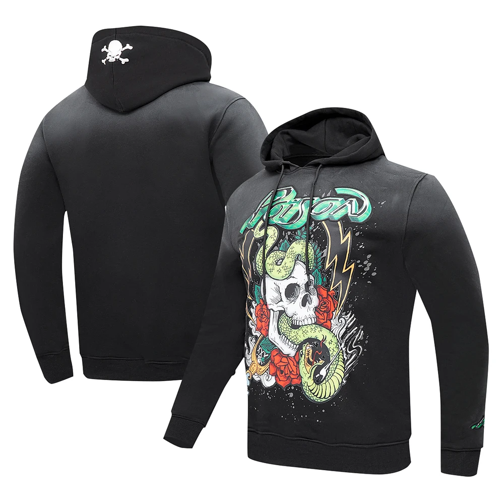 Men's Freeze Max Black Poison Flesh and Blood Pullover Hoodie