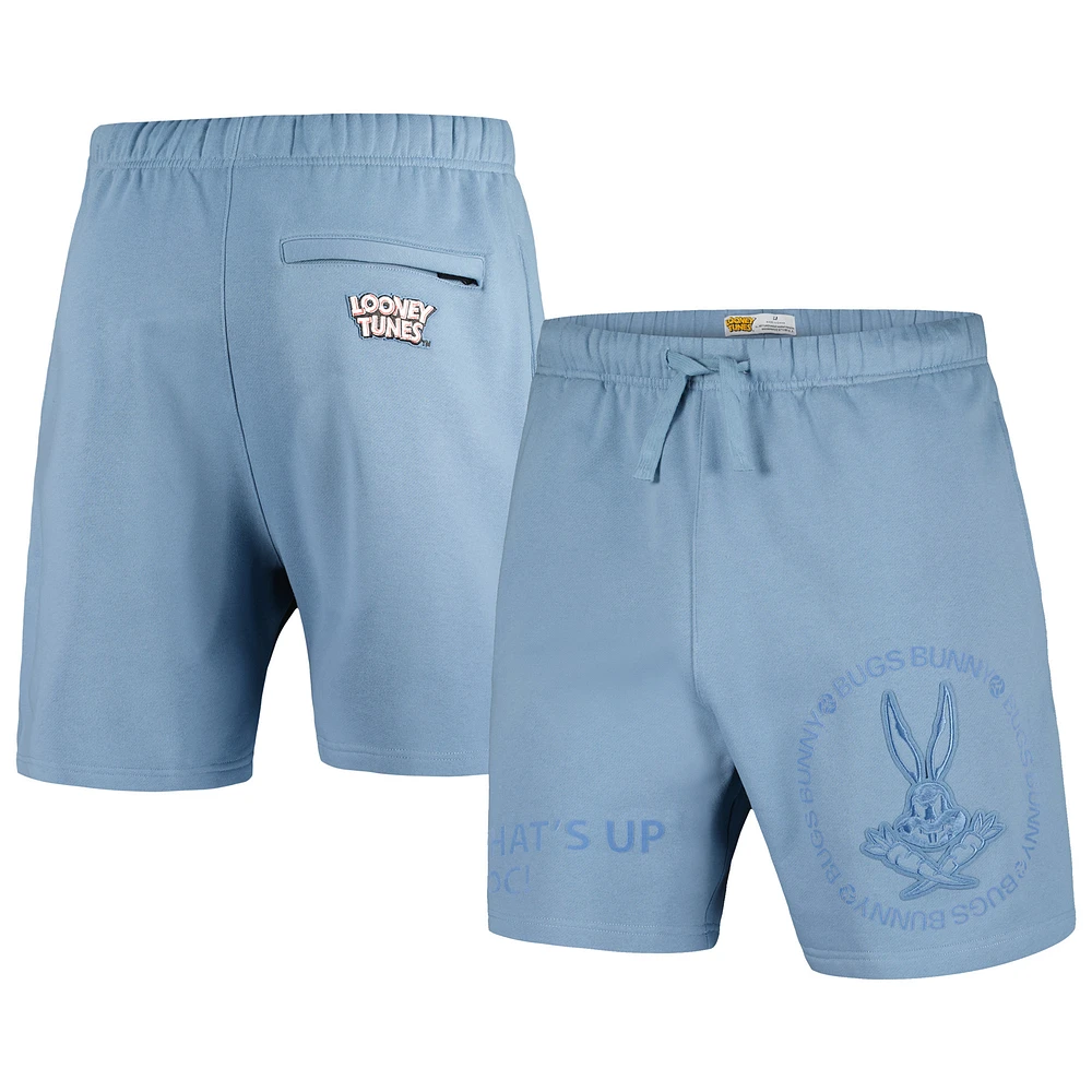 Men's Freeze Max Blue Looney Tunes Skeleton Fleece Shorts