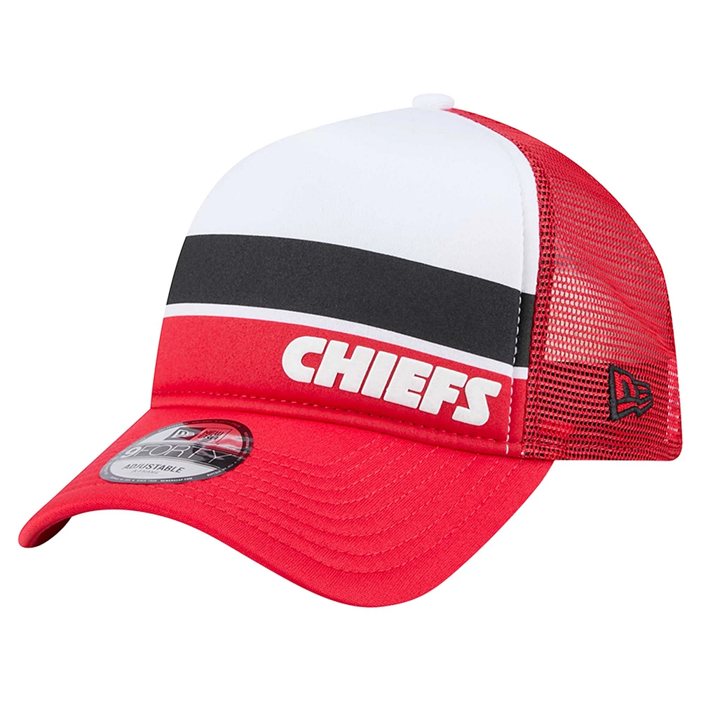 Casquette Baseball New Era Kansas City Chiefs - 9forty Ajustable 100% Polyester Logo Brodé