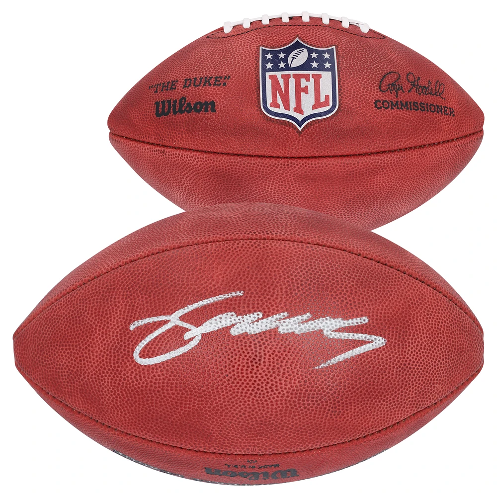 Zay Flowers Baltimore Ravens Autographed Duke Full Color Football