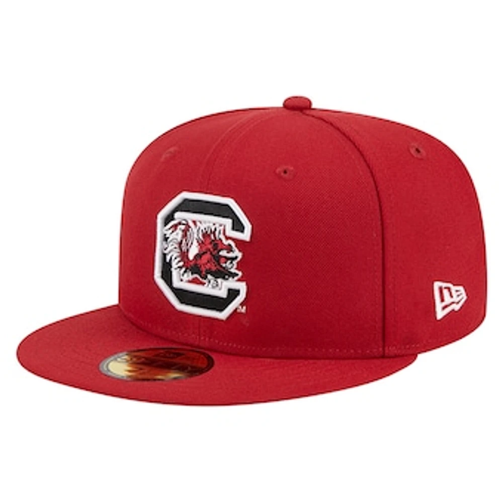 Men's New Era Garnet South Carolina Gamecocks 59FIFTY Fitted Hat