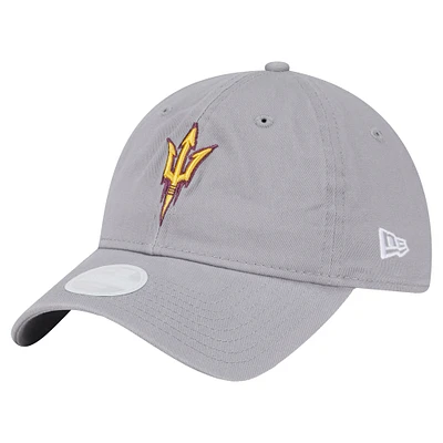 Women's New Era Gray Arizona State Sun Devils Logo 9TWENTY Adjustable Hat