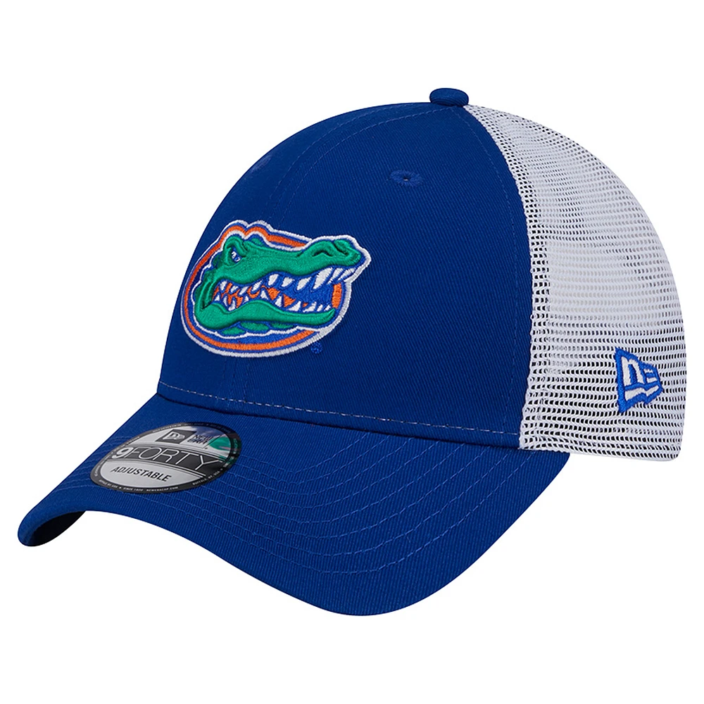 Men's New Era Royal Florida Gators Trucker 9FORTY Adjustable Hat