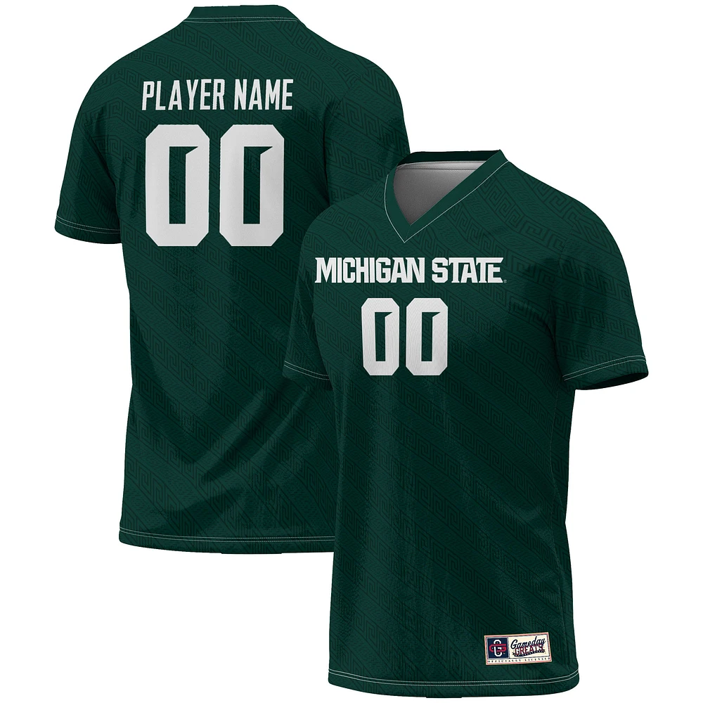 Youth GameDay Greats Michigan State Spartans Lightweight NIL Pick-A-Player Women's Soccer Jersey