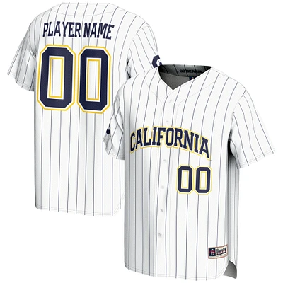 Men's GameDay Greats White Cal Bears NIL Pick-A-Player Lightweight Baseball Jersey