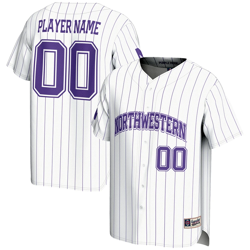 Men's GameDay Greats Northwestern Wildcats NIL Pick-A-Player Lightweight Baseball Jersey