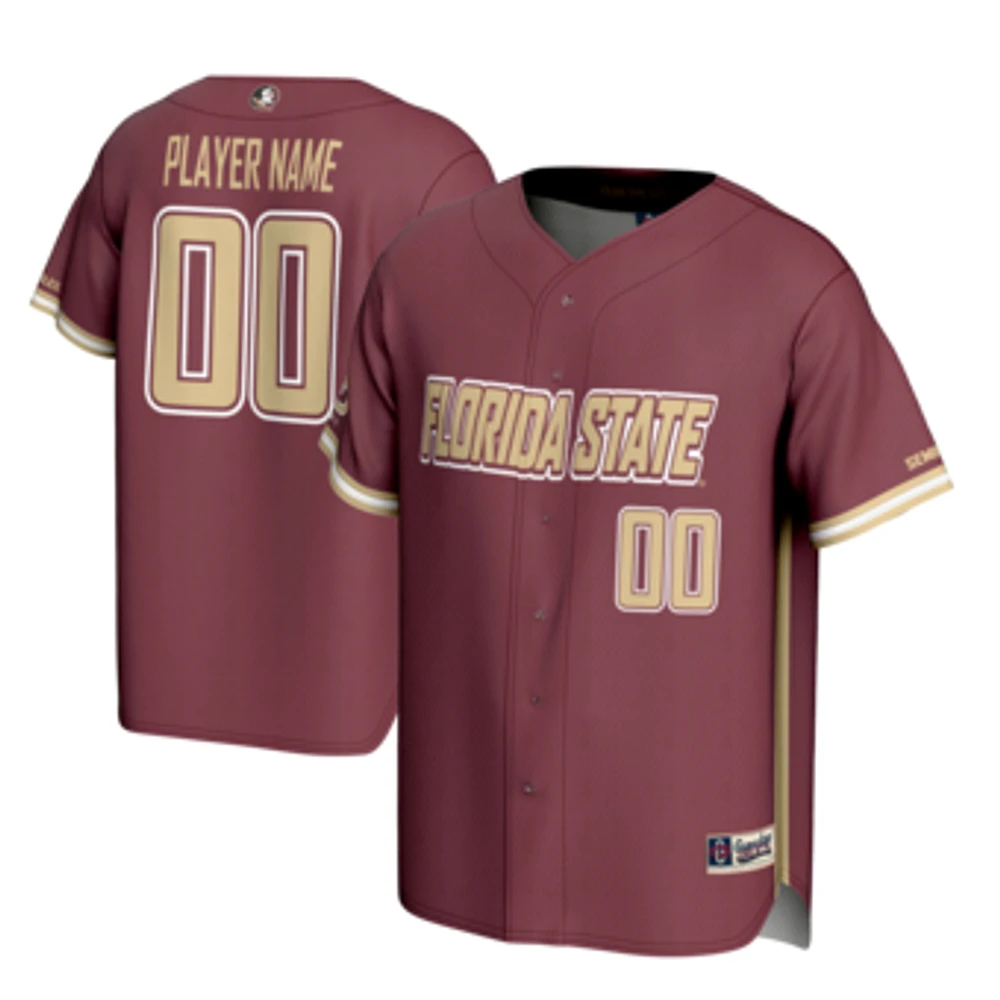 Youth GameDay Greats Garnet Florida State Seminoles NIL Pick-A-Player Lightweight Baseball Jersey