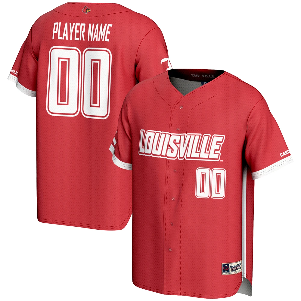Youth GameDay Greats Louisville Cardinals NIL Pick-A-Player Lightweight Baseball Jersey