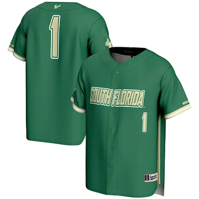 Men's GameDay Greats #1 South Florida Bulls Lightweight Baseball Fashion Jersey