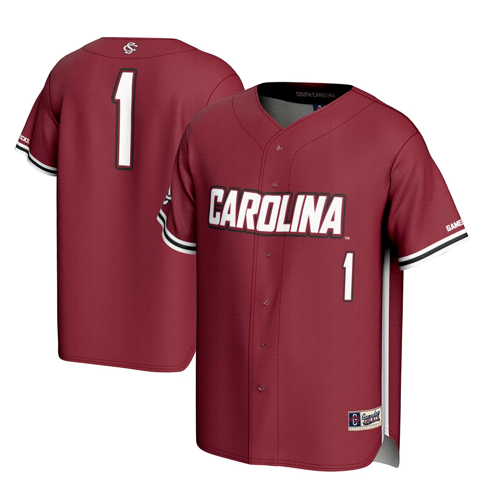 Youth GameDay Greats #1 Garnet South Carolina Gamecocks Lightweight Baseball Fashion Jersey