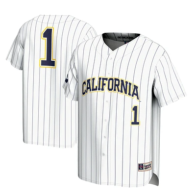 Youth GameDay Greats #1 White Cal Bears Lightweight Baseball Fashion Jersey