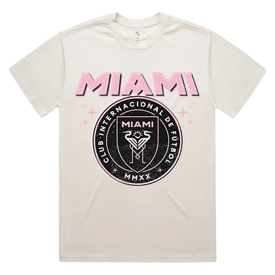 Unisex Peace Collective Cream Inter Miami CF Vintage T-Shirt