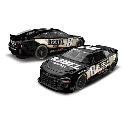 Action Racing Kyle Busch 2024 #8 Rebel Bourbon 1:24 Elite Die-Cast Chevrolet Camaro