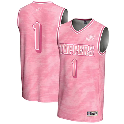 Youth GameDay Greats #1 Pink Western Kentucky Hilltoppers Lightweight Basketball Jersey