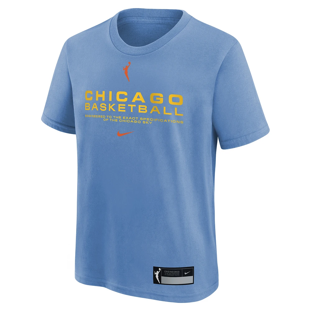 Youth Nike Sky Blue Chicago Legend Practice Performance T-Shirt