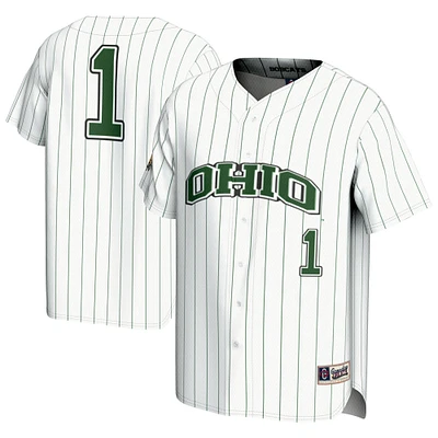 Youth GameDay Greats #1 White Ohio Bobcats Lightweight Baseball Fashion Jersey