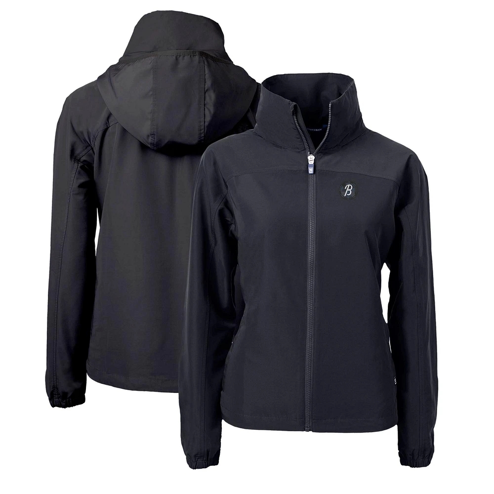 Women's Cutter & Buck Baltimore Orioles City Connect Charter Eco Recycled Full-Zip Jacket