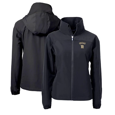 Women's Cutter & Buck Texas Rangers City Connect Charter Eco Recycled Full-Zip Jacket