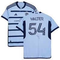 Rémi Walter Sporting Kansas City Autographed Match-Used #54 Blue Jersey from the 2023 MLS Season