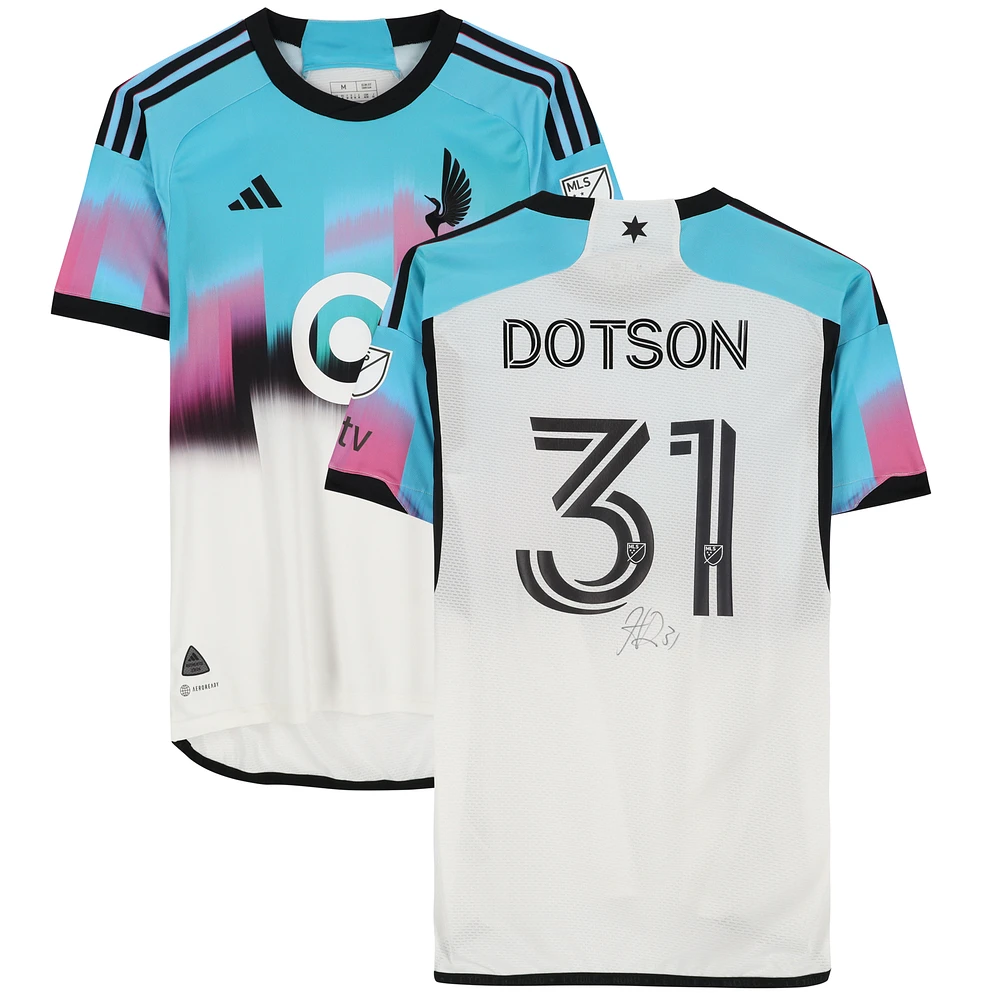 Hassani Dotson Minnesota United FC Autographed Match-Used #31 Jersey from the 2023 MLS Season