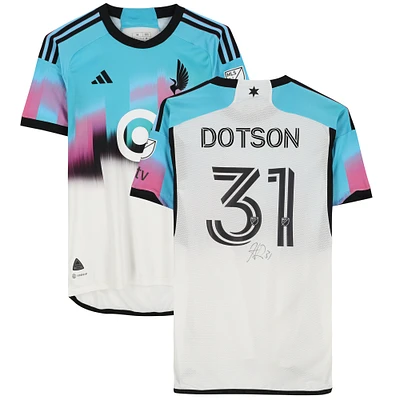 Hassani Dotson Minnesota United FC Autographed Match-Used #31 Jersey from the 2023 MLS Season