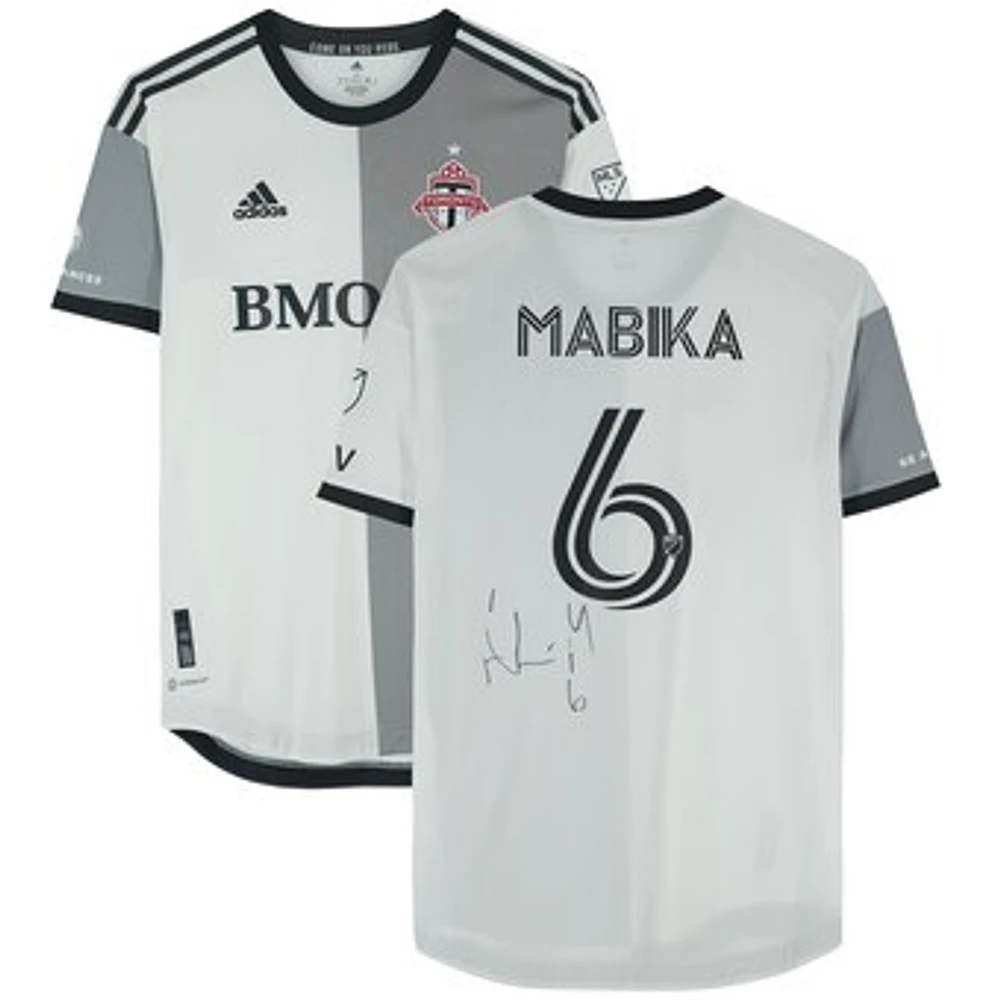 Aime Mabika Toronto FC Autographed Match-Used #6 Jersey from the 2023 MLS Season