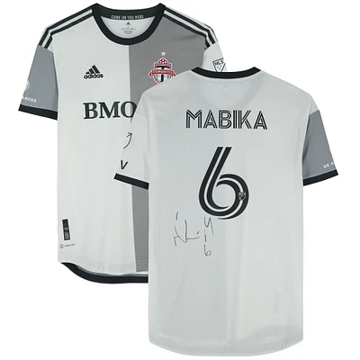Aime Mabika Toronto FC Autographed Match-Used #6 Jersey from the 2023 MLS Season