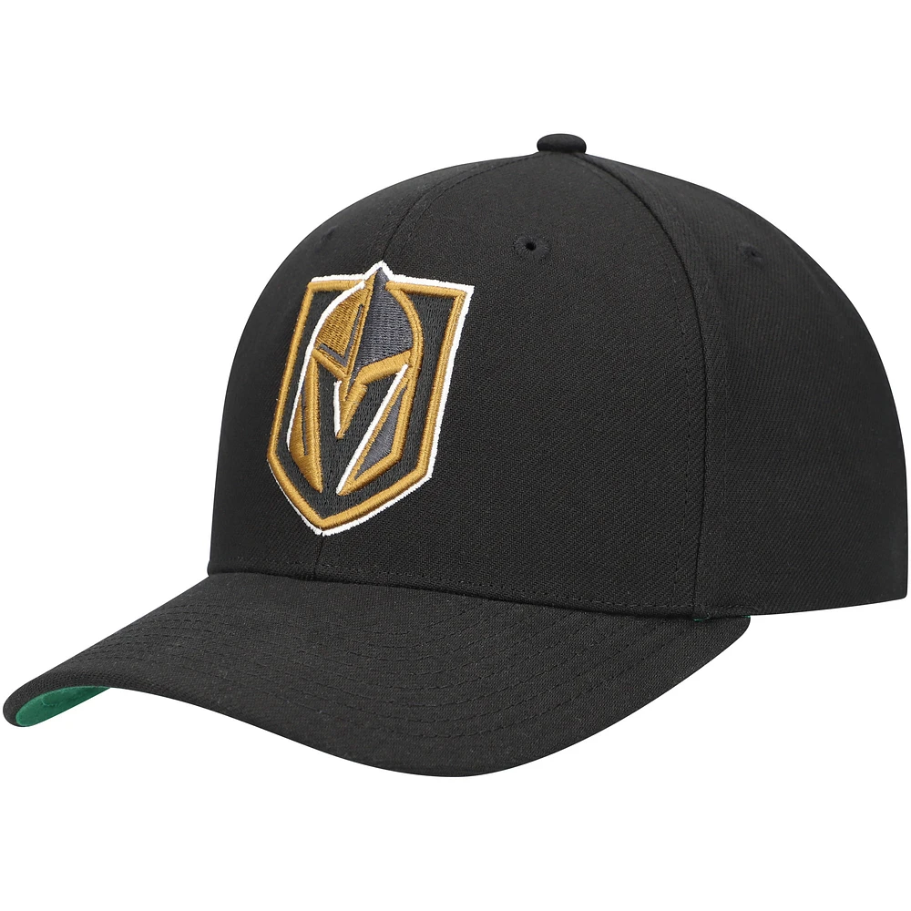 Men's Mitchell & Ness Black Vegas Golden Knights Team Ground Pro Adjustable Hat
