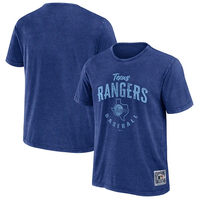 Men's Darius Rucker Collection by Fanatics Royal Texas Rangers Cooperstown Collection Washed T-Shirt