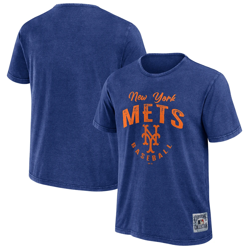 Men's Darius Rucker Collection by Fanatics Royal New York Mets Cooperstown Collection Washed T-Shirt