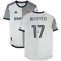 Sigurd Rosted Toronto FC Autographed Match-Used #17 White Jersey from the 2023 MLS Season