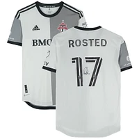 Sigurd Rosted Toronto FC Autographed Match-Used #17 White Jersey from the 2023 MLS Season