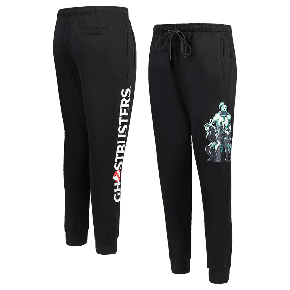 Women's Freeze Max Black Ghostbusters Stay-Puft Marshmallow Man Jogger Pants