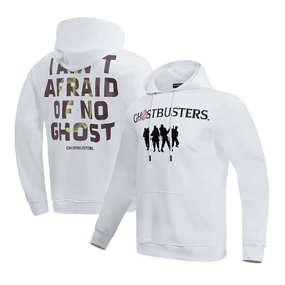 Unisex Freeze Max White Ghostbusters I Ain't Afraid Of No Ghost Pullover Hoodie