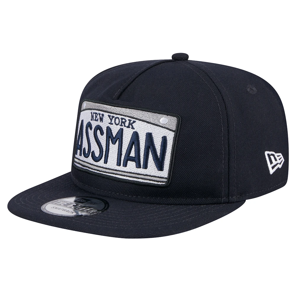 Men's New Era Navy Seinfeld License Plate Golfer Adjustable Hat