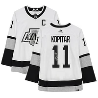 Anze Kopitar Los Angeles Kings Autographed White Alternate adidas Authentic Jersey