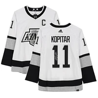 Anze Kopitar Los Angeles Kings Autographed White Alternate adidas Authentic Jersey