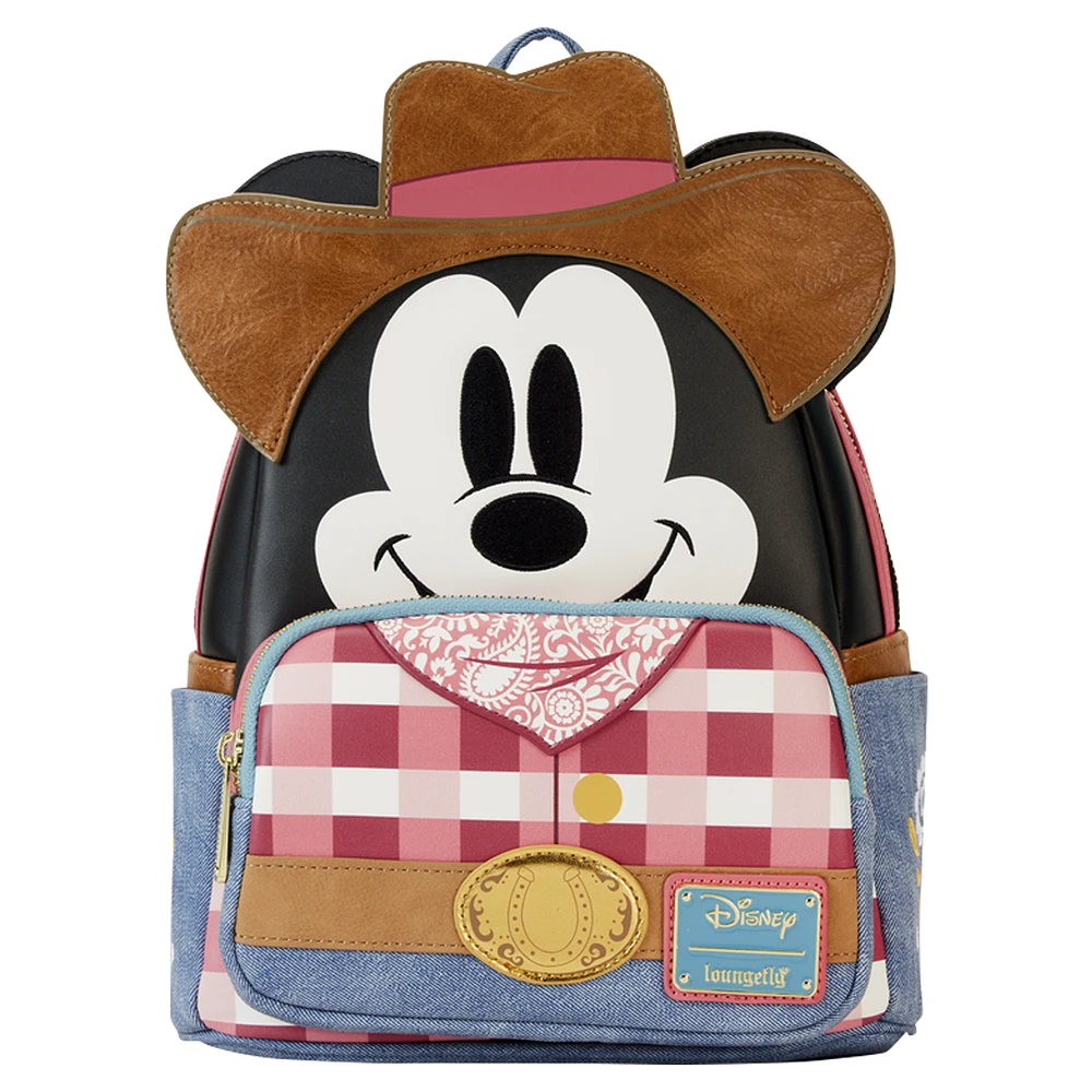 Loungefly Mickey Mouse Western Mini Backpack