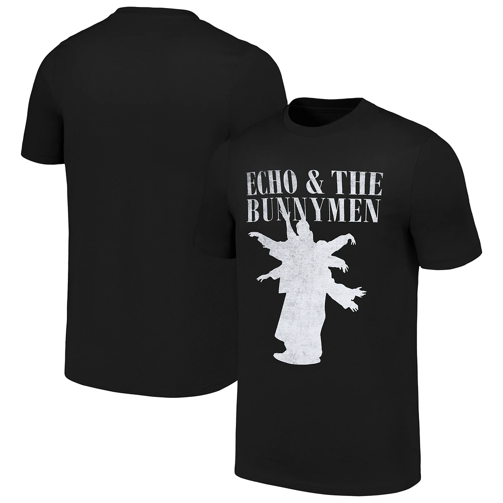Unisex Black Echo & The Bunnymen Silhouettes T-Shirt
