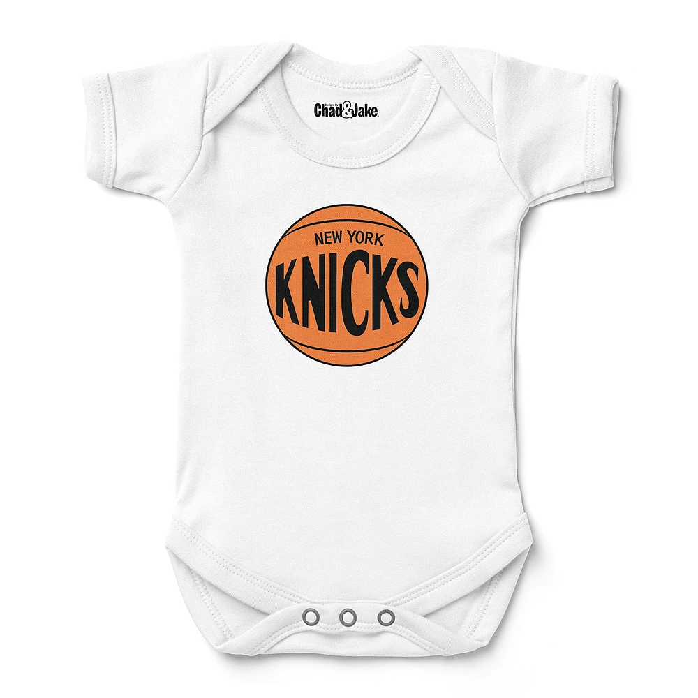 Newborn & Infant Chad Jake White New York Knicks Hardwood Classic Bodysuit