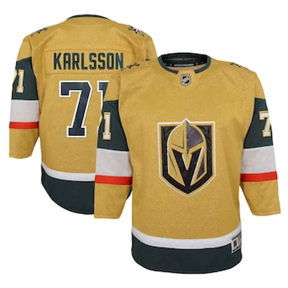 Youth William Karlsson Gold Vegas Golden Knights Home Premier Player Jersey