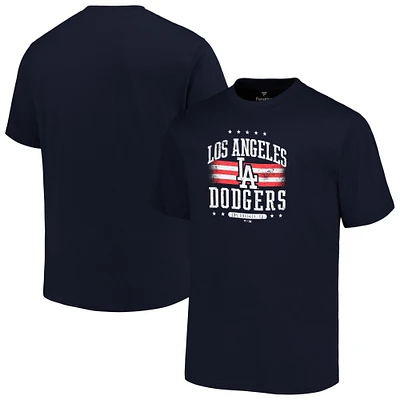 Men's Profile Navy Los Angeles Dodgers Big & Tall Americana T-Shirt
