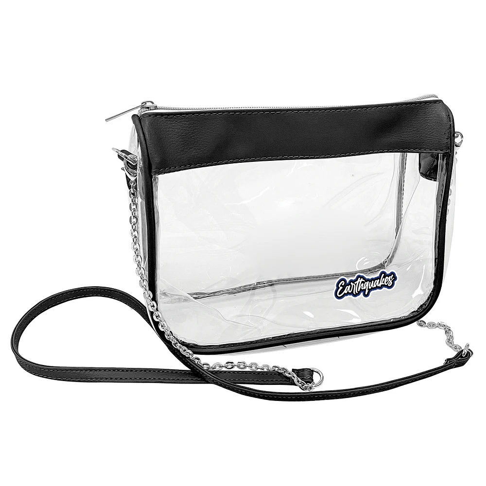 San Jose Earthquakes Hype Crossbody Clear Bag