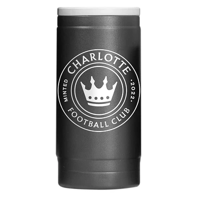 Charlotte FC 12oz. Powder Coat Slim Can Coolie