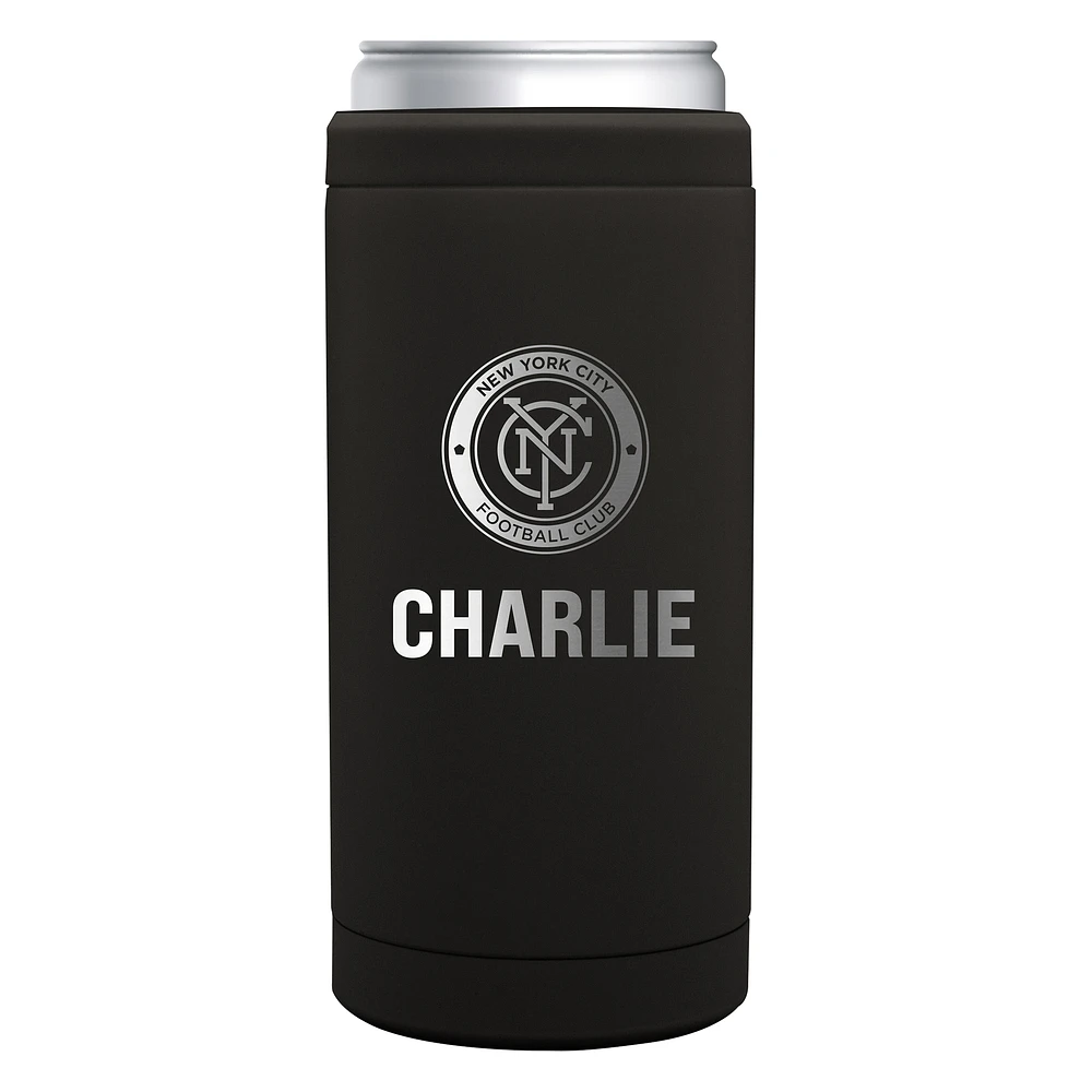 New York City FC 12oz. Personalized Slim Can Coolie